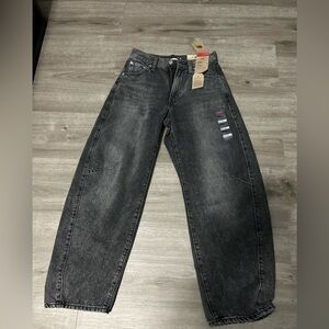 Levi's Men's Dark Gray Relaxed Jeans,